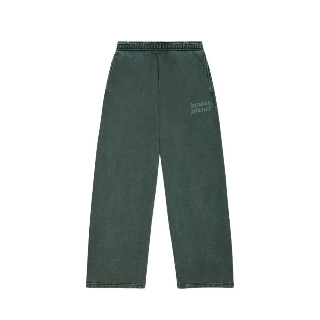 Broken Planet Straight Leg Sweatpants Emerald Green