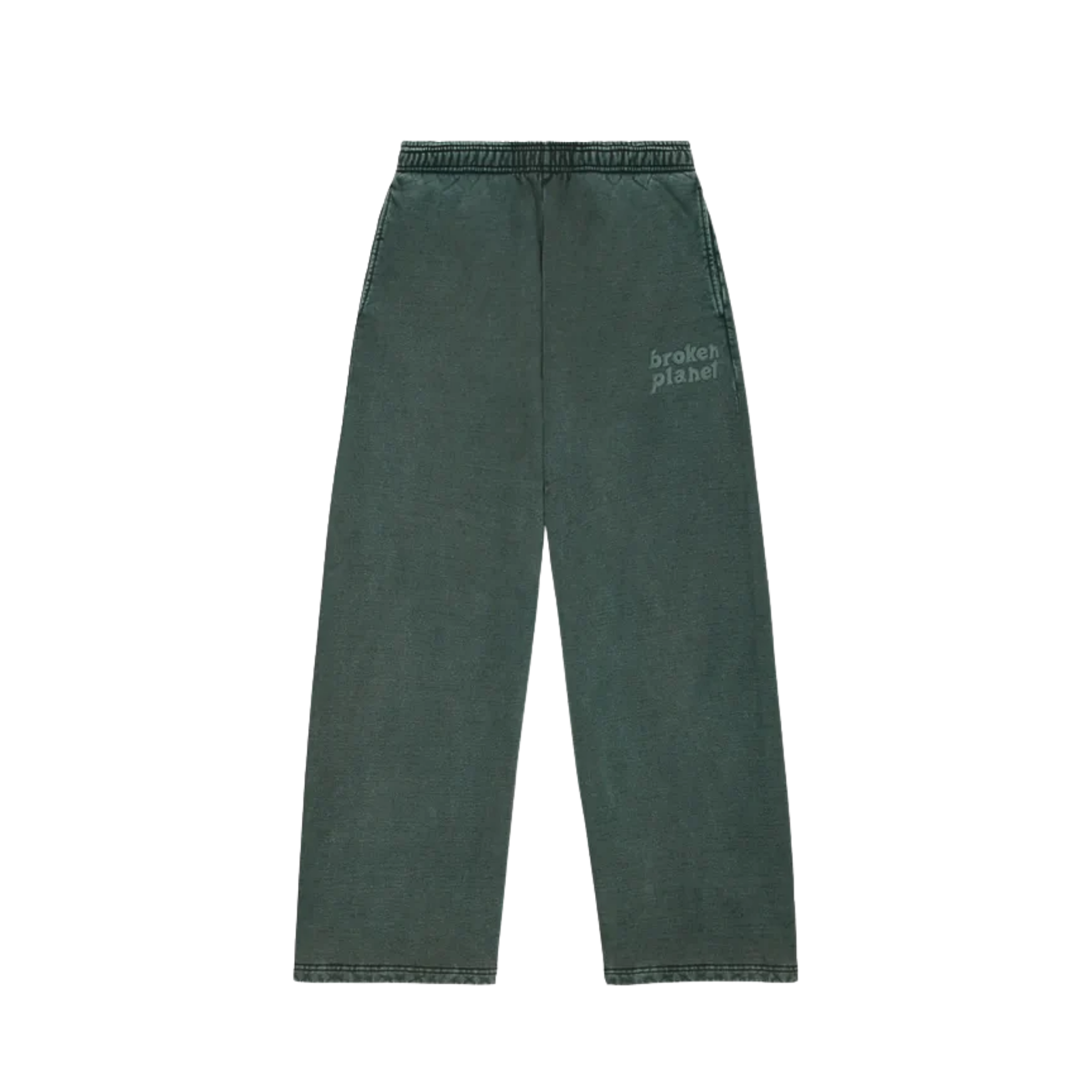 Broken Planet Straight Leg Sweatpants Emerald Green