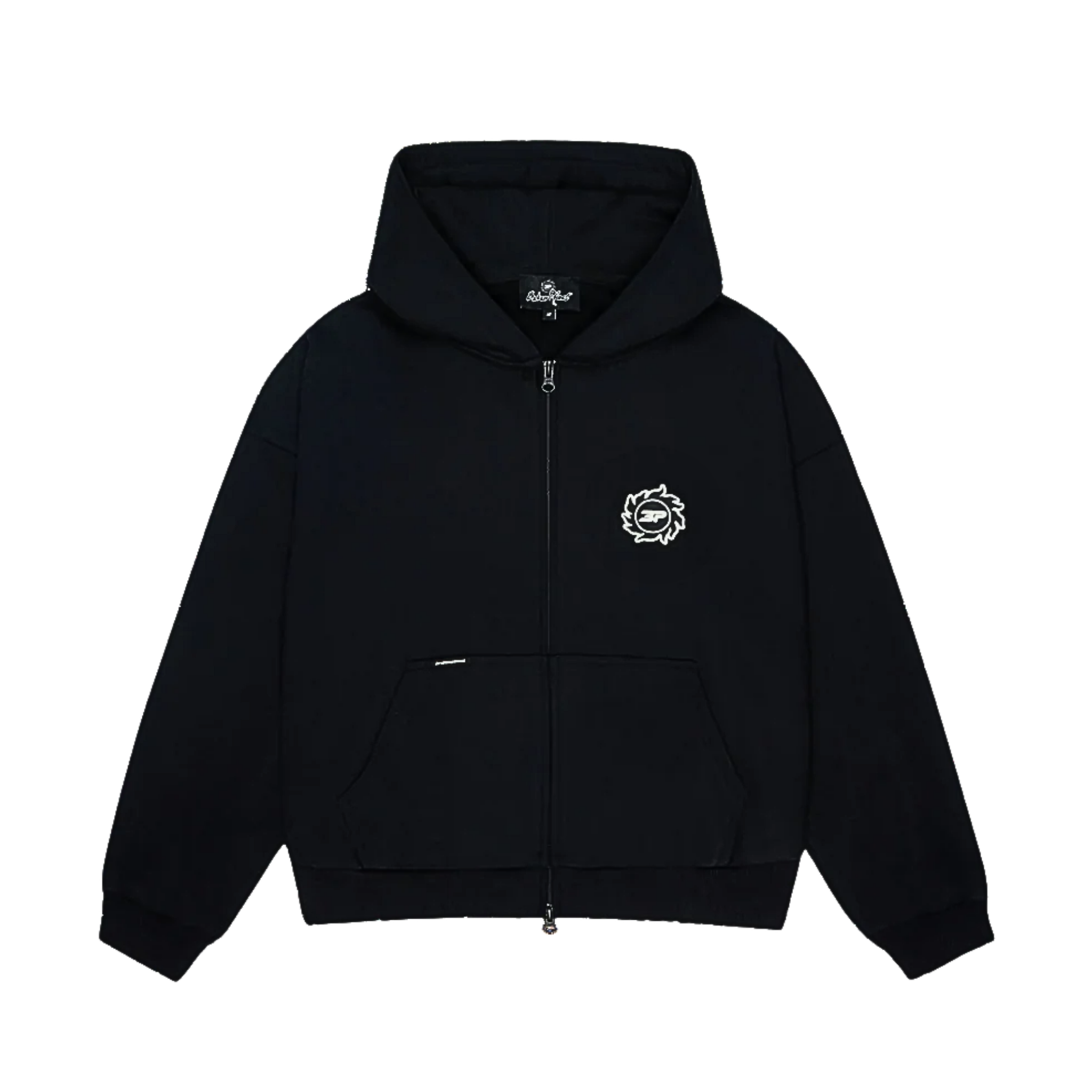 Broken Planet Sun Zip Up Hoodie Black