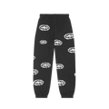 Corteiz x Denim Tears Cotton Wreath Sweatpants Black