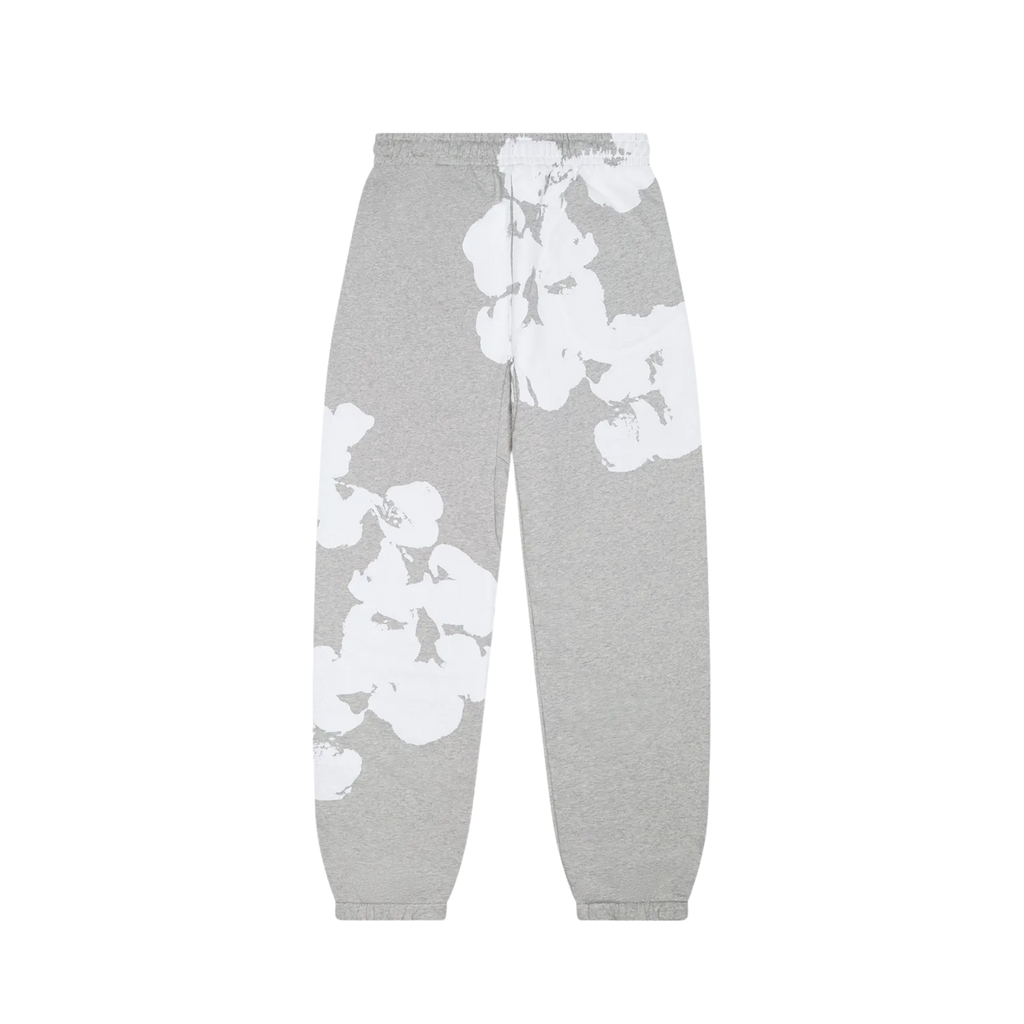 Denim Tears Big Cotton Wreath Sweatpants Grey