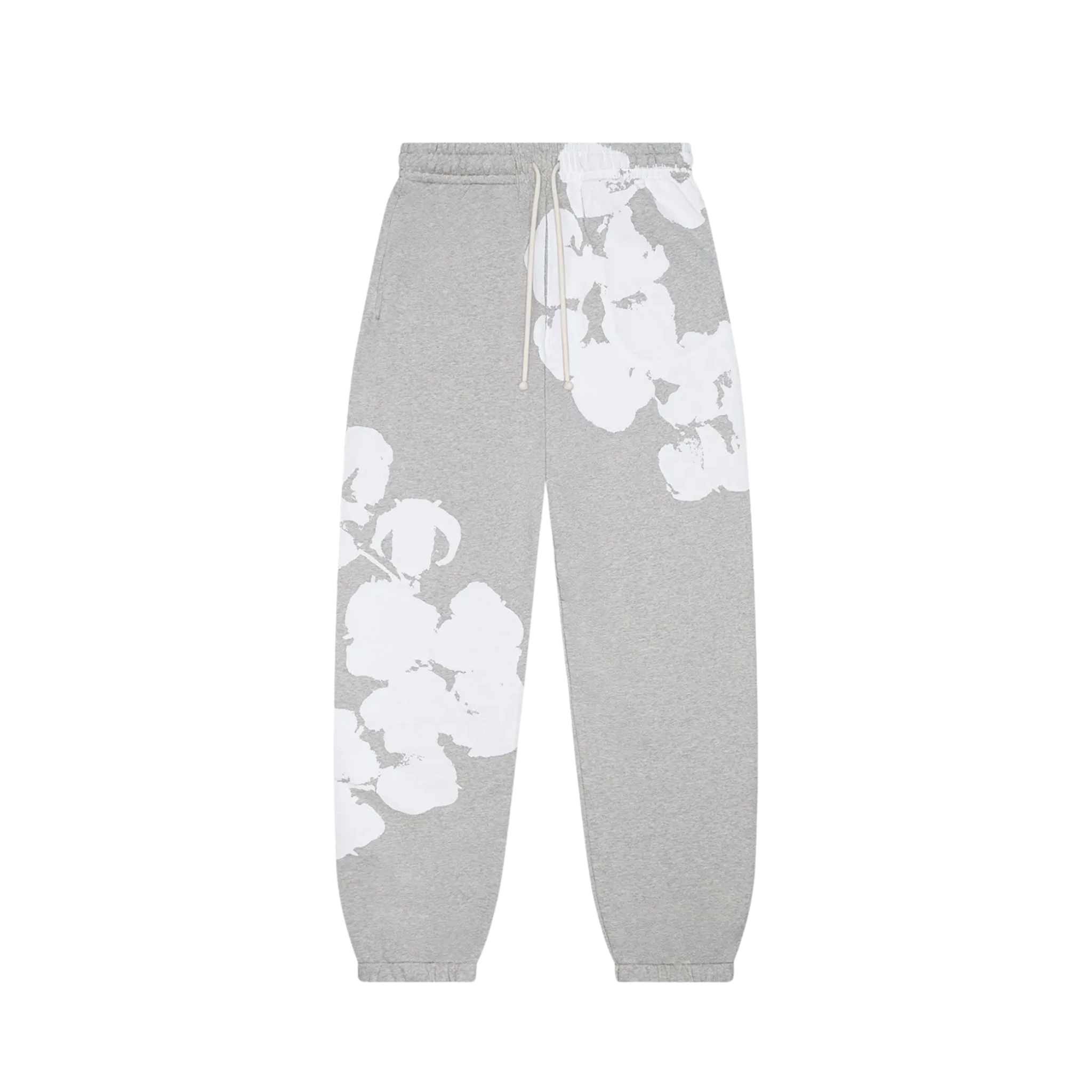 Denim Tears Big Cotton Wreath Sweatpants Grey