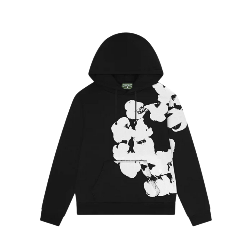 Denim Tears Big Cotton Wreath Sweatshirt Black