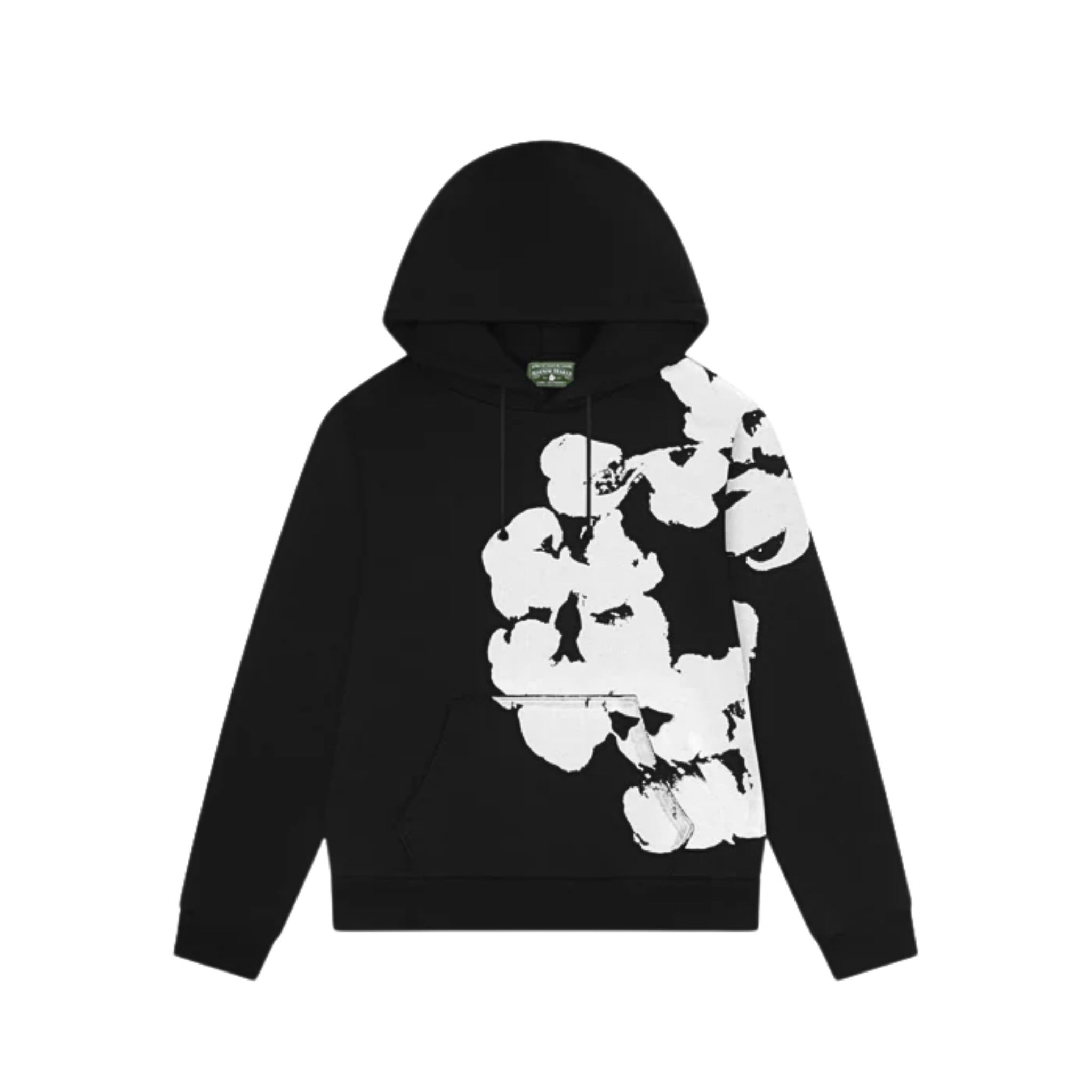 Denim Tears Big Cotton Wreath Sweatshirt Black