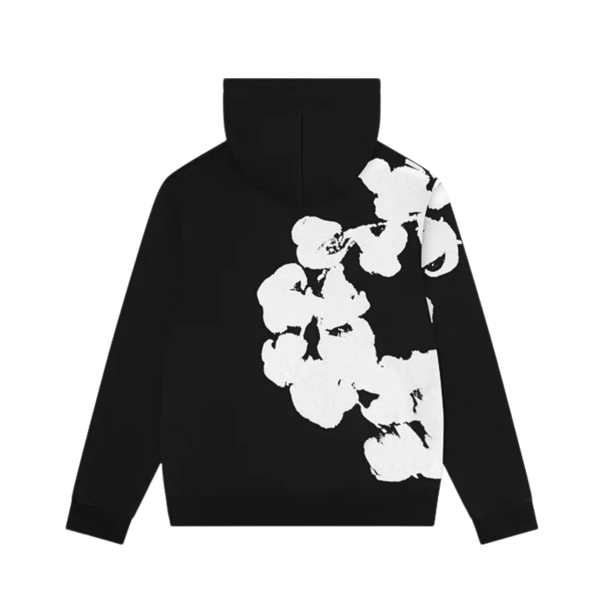 Denim Tears Big Cotton Wreath Sweatshirt Black