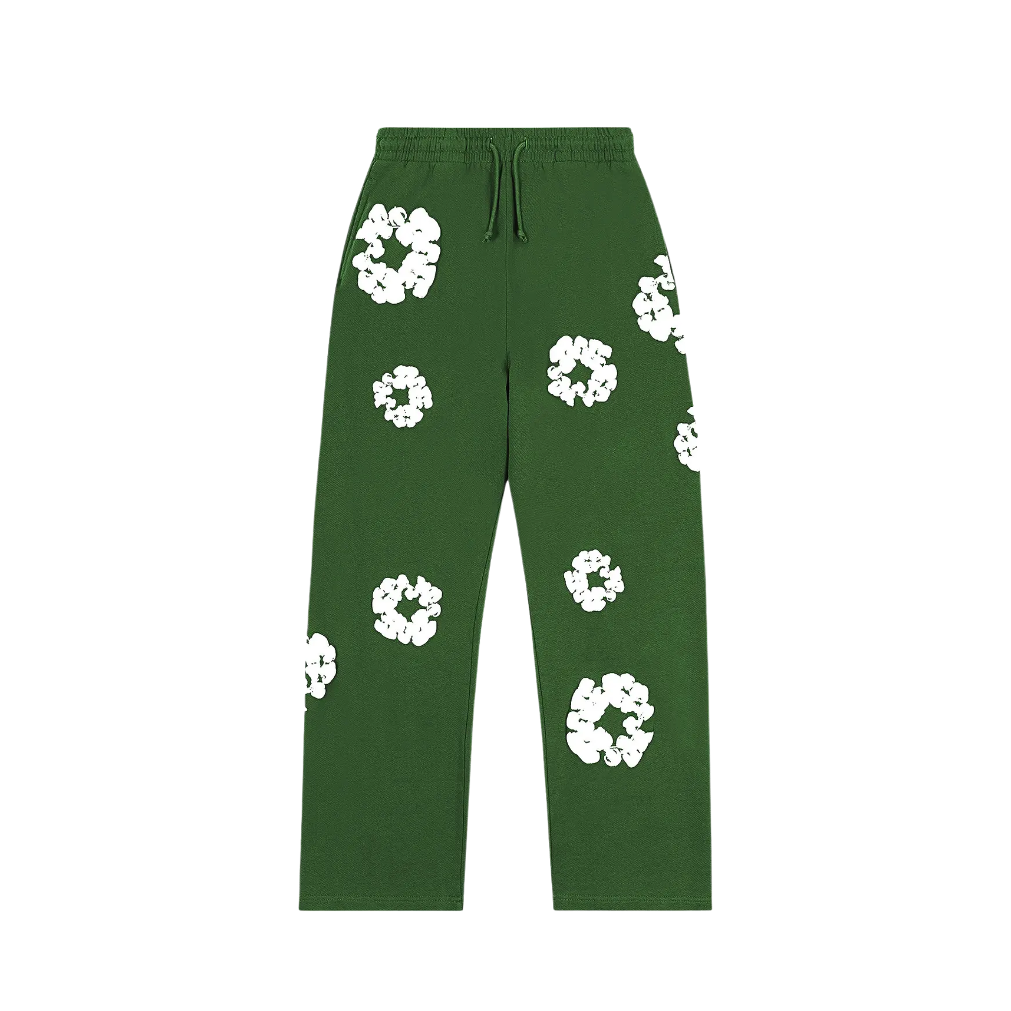 Denim Tears Cotton Wreath Baggy Sweatpants Green