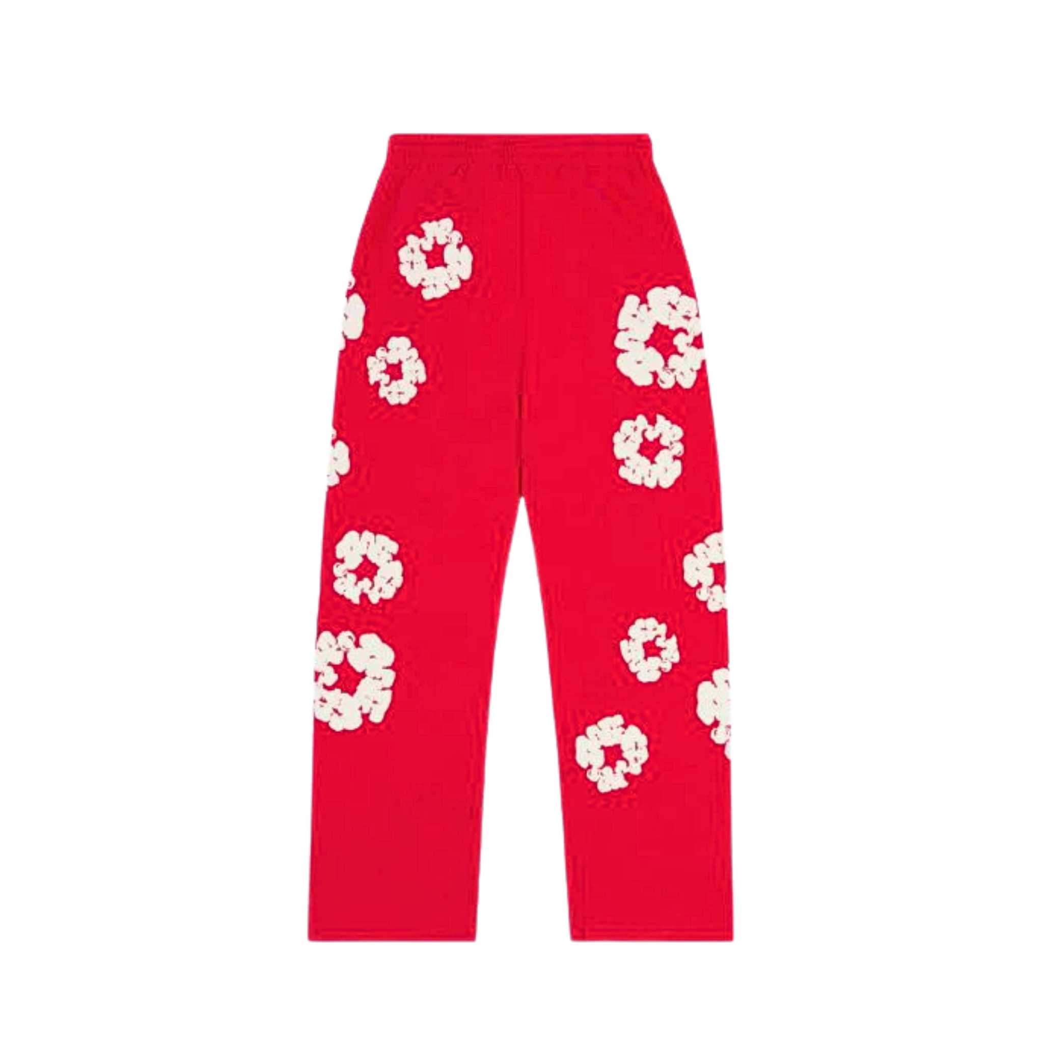 Denim Tears Cotton Wreath Baggy Sweatpants Red