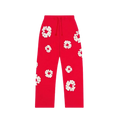 Denim Tears Cotton Wreath Baggy Sweatpants Red