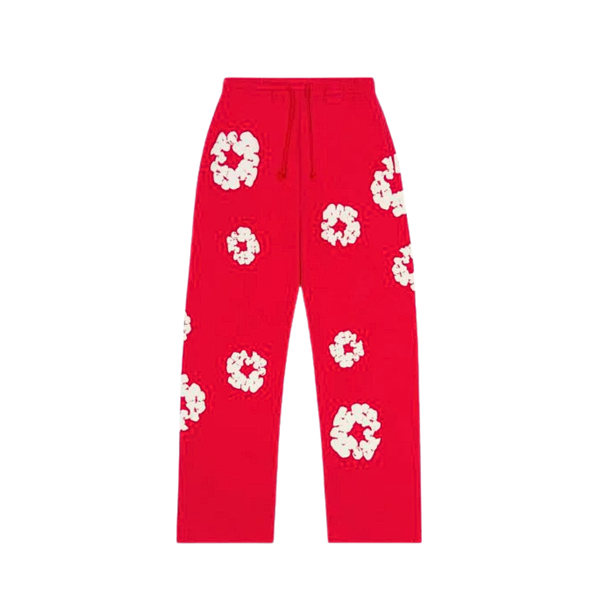 Denim Tears Cotton Wreath Baggy Sweatpants Red
