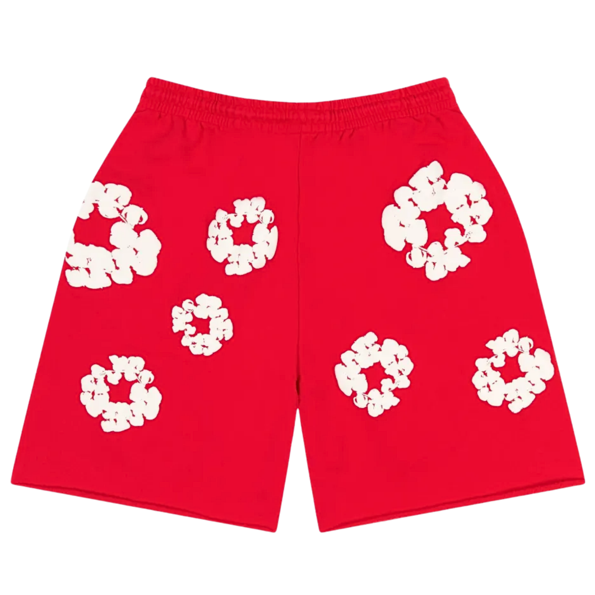 Denim Tears Cotton Wreath Shorts Red