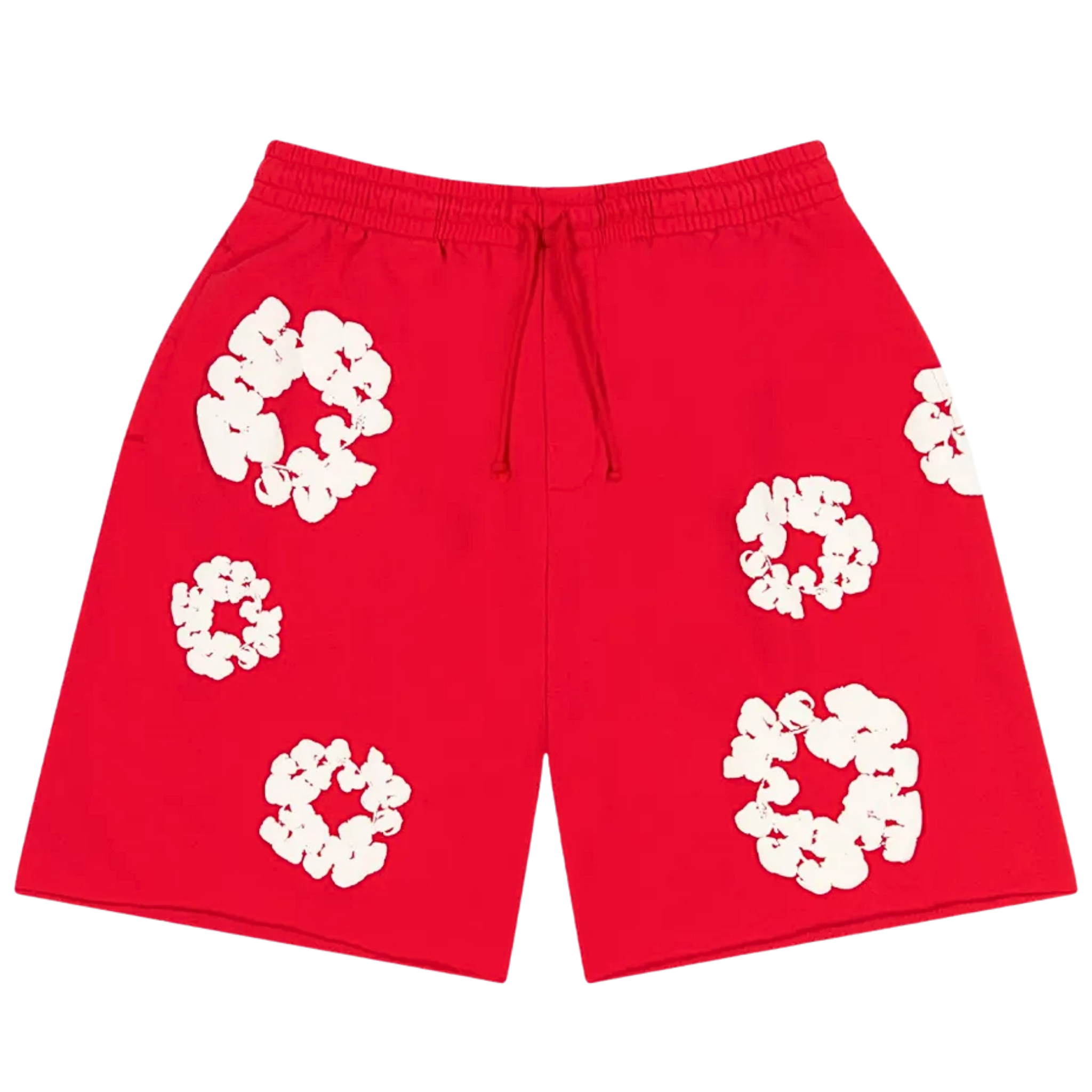 Denim Tears Cotton Wreath Shorts Red