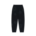 Denim Tears Cotton Wreath Sweatpants Black Monochrome