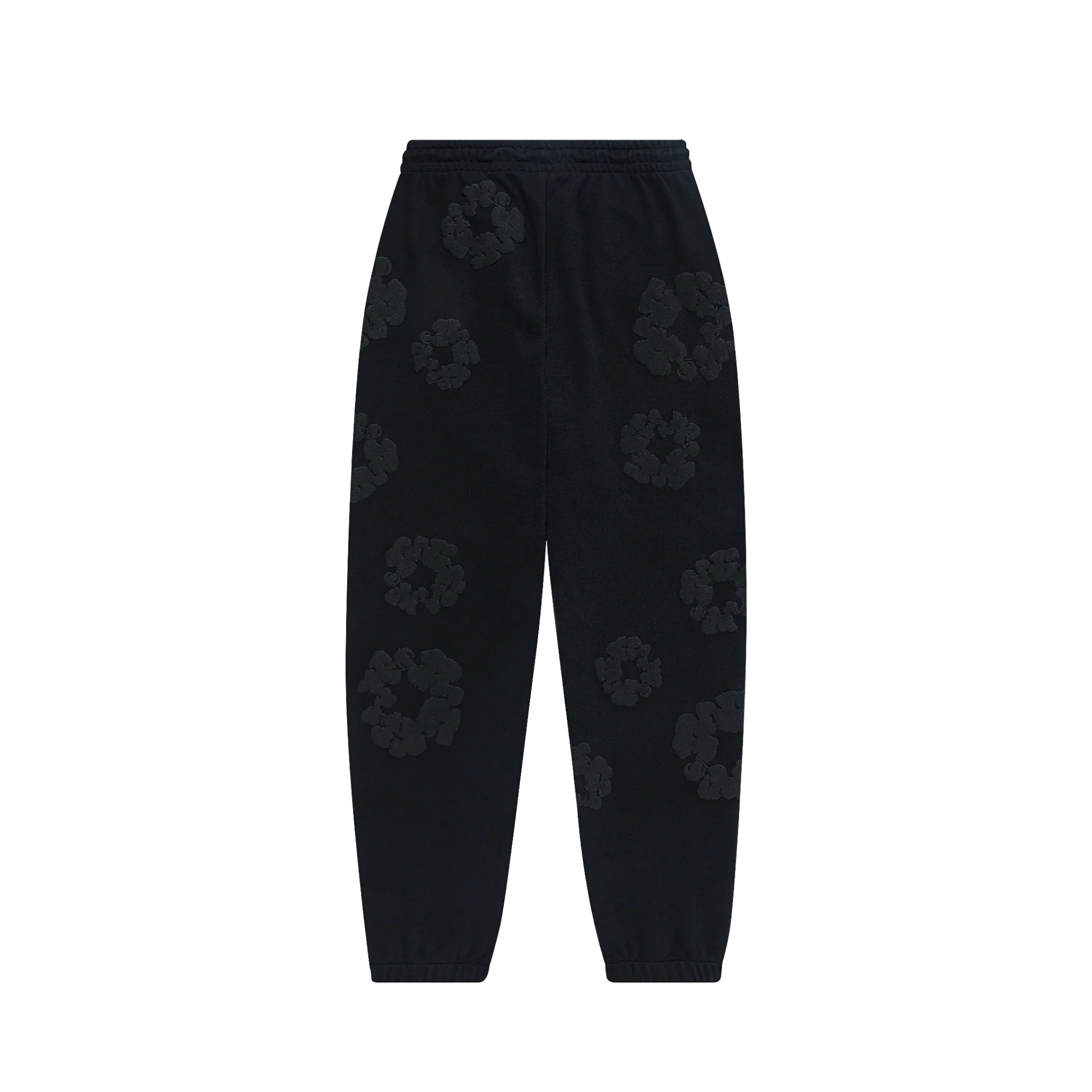 Denim Tears Cotton Wreath Sweatpants Black Monochrome