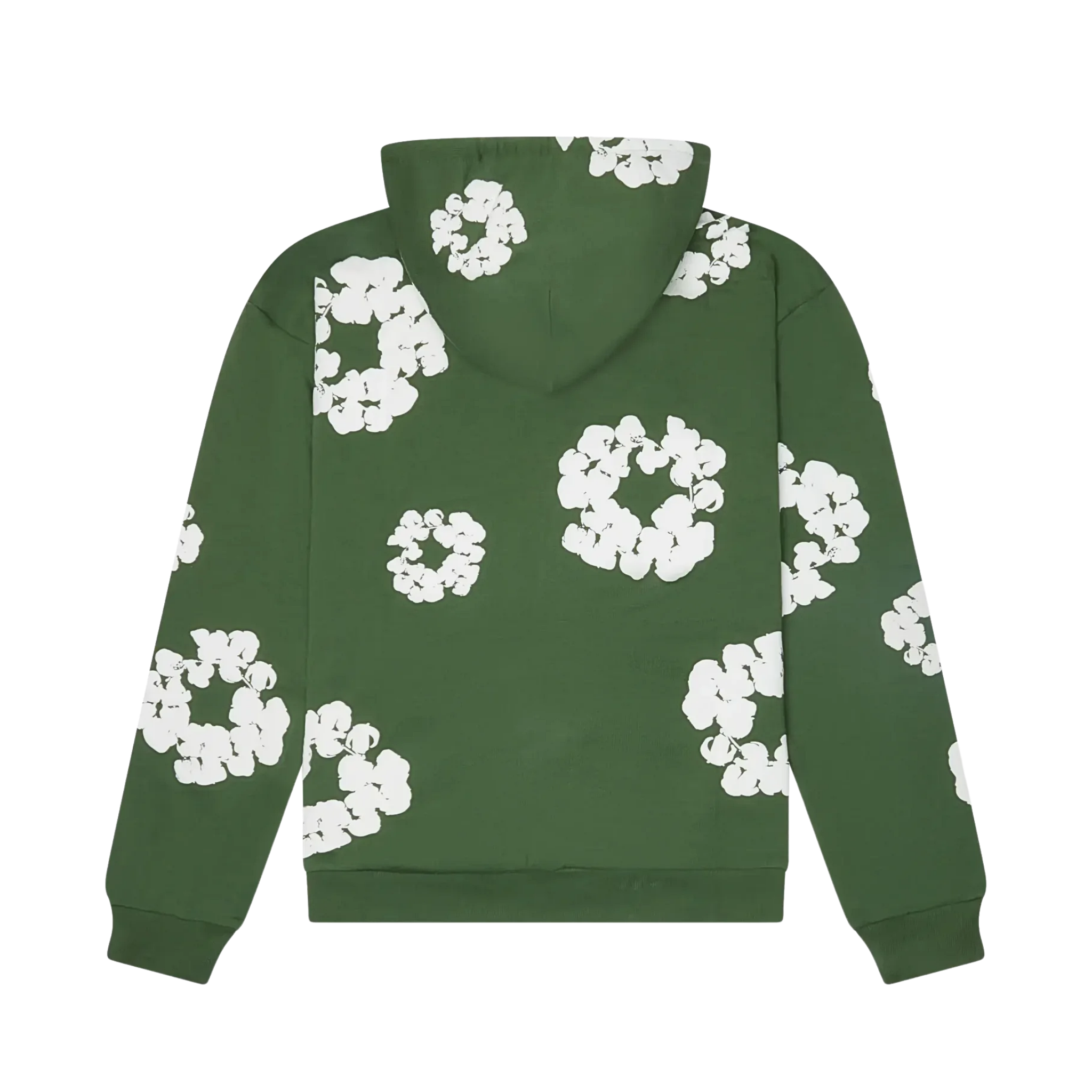 Denim Tears Cotton Wreath Zip Hoodie Green