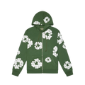 Denim Tears Cotton Wreath Zip Hoodie Green