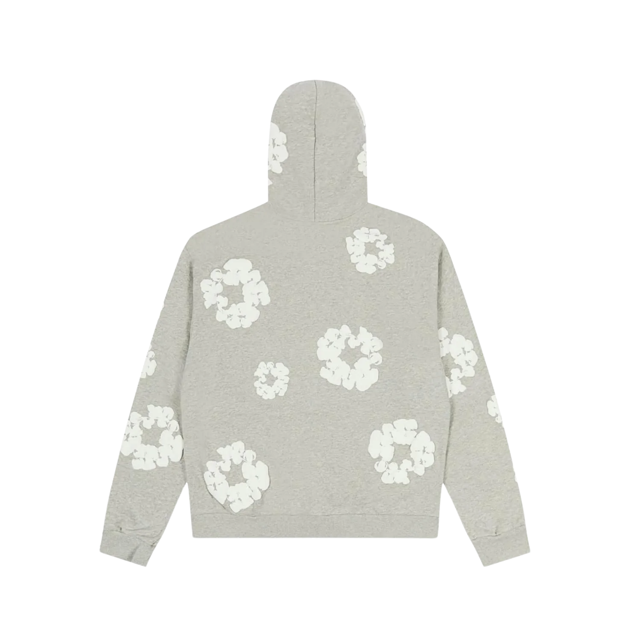 Denim Tears Cotton Wreath Zip Hoodie Grey