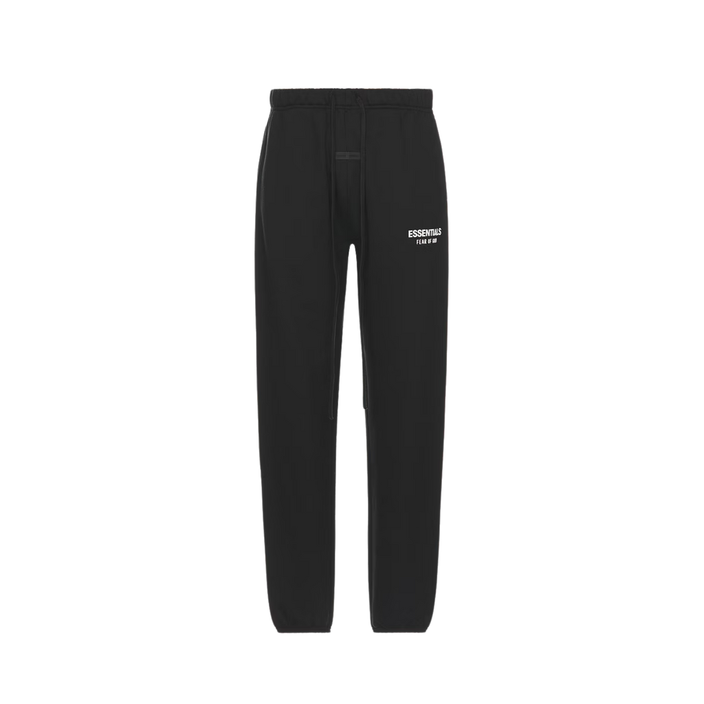Fear of God Essentials Classic Fit Fleece Sweatpant Jet Black (SS25)